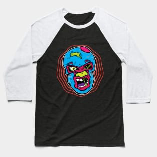 Luchador Zombie Baseball T-Shirt